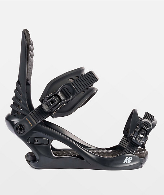 K2 Cassette Black Snowboard Bindings