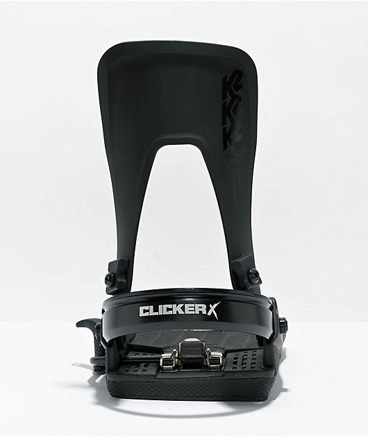 K2 Clicker X HB Black Snowboard Bindings | Zumiez