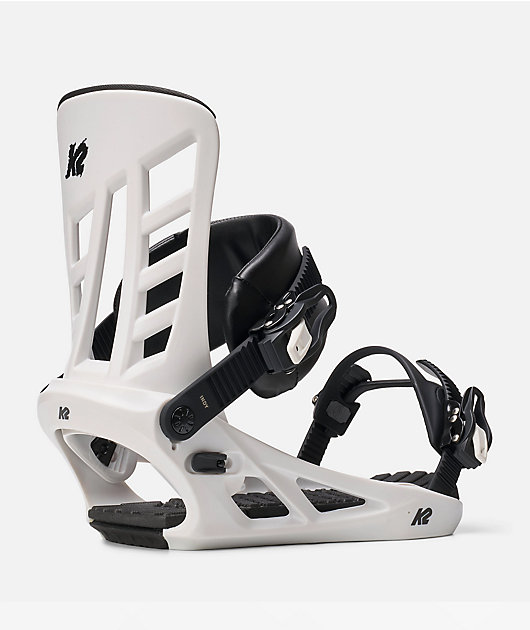 <未使用>K2 ケーツー　INDY スノーボードビンディング ホワイト K2 Indy White Snowboard Bindings 2026 | Zumiez