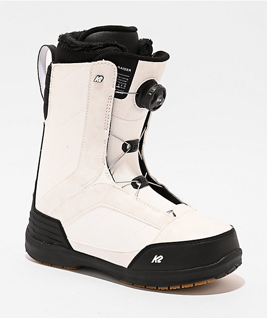 K2 Raider White Snowboard Boots | Zumiez