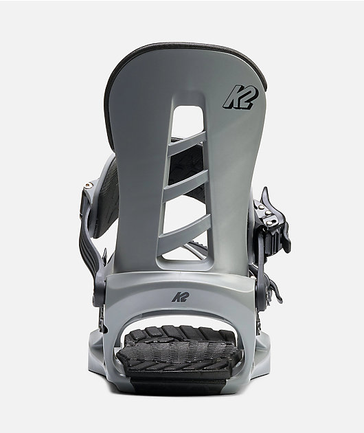 K2 Sonic Grey Snowboard Bindings 2027