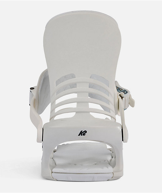 K2 Sonic White Snowboard Bindings 2024
