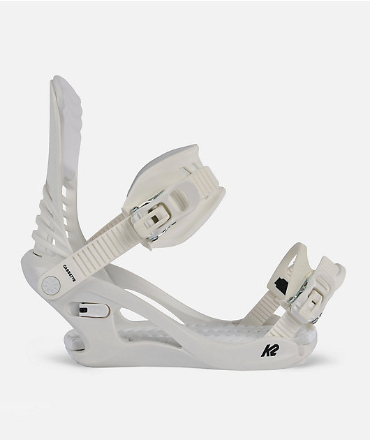 K2 Sonic White Snowboard Bindings 2024 | Zumiez