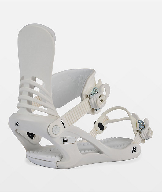 K2 Sonic White Snowboard Bindings 2024