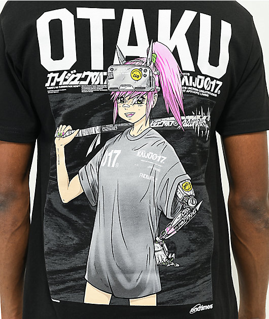 KAIJU017 Sakura Black T-Shirt