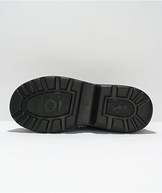 KOI Parador Grunge Black Platform Shoes