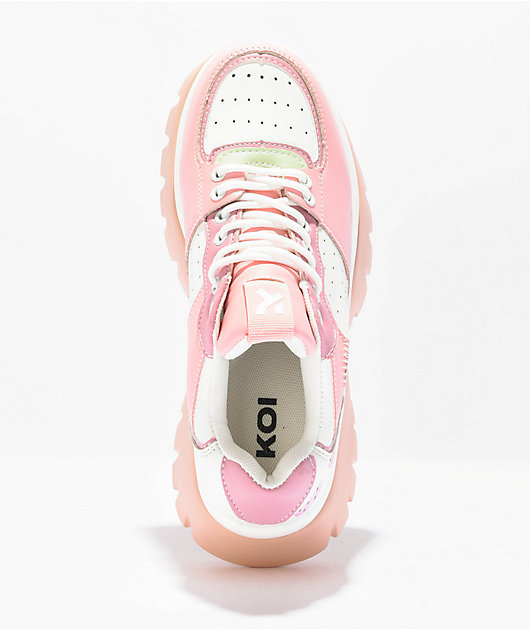 KOI Strawberry Juice zapatos rosa con plataforma