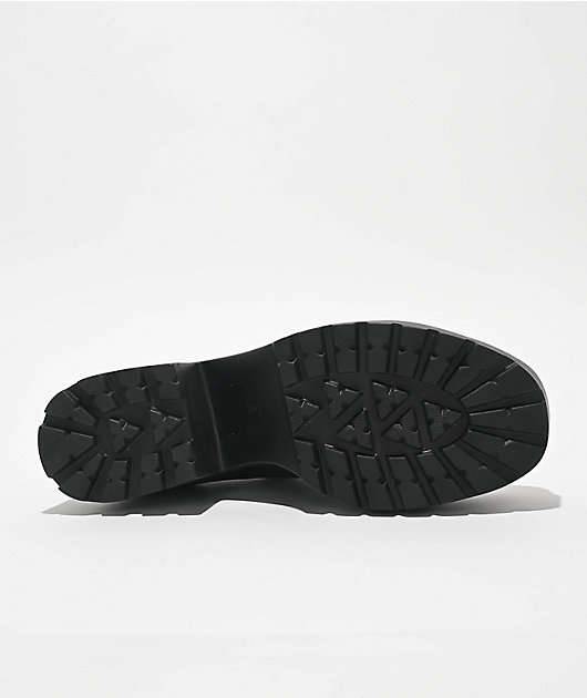 KOI Tennin Heart Black Platform Shoes