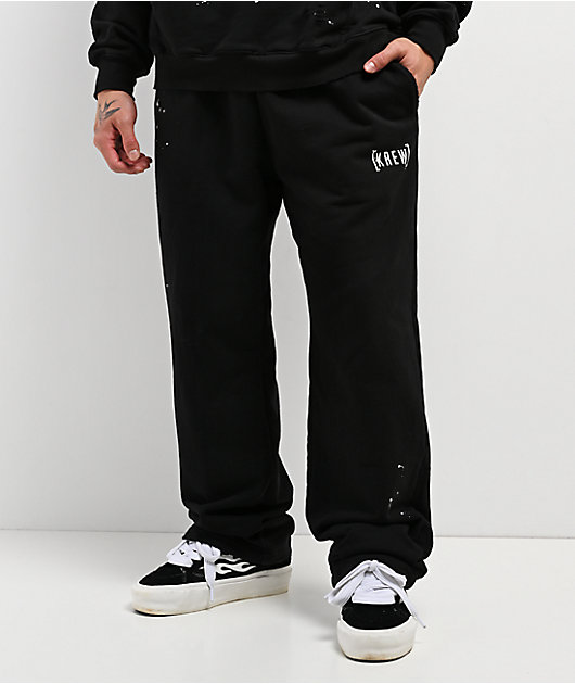 KREW K-Loose Ripper Faded Black Sweatpants