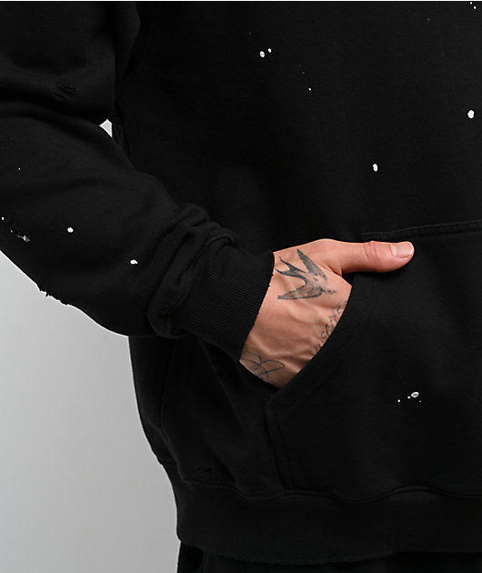 KREW Ripper Faded Black Hoodie