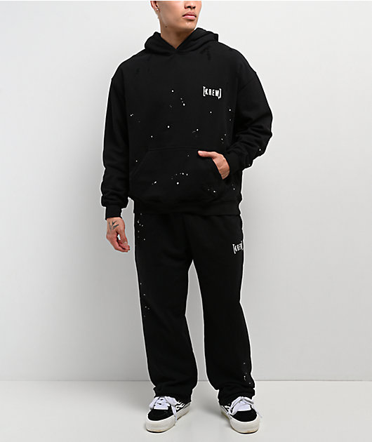 KREW Ripper Faded Black Hoodie