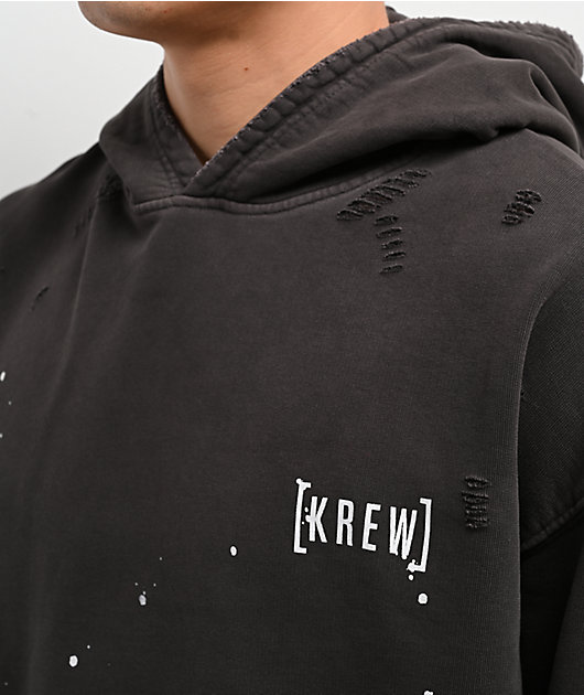 KREW Ripper Faded Grey Hoodie