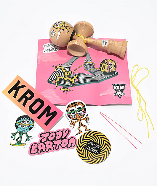 KROM x Jody Barton Zoggy & Moggy Crazy Dream Kendama