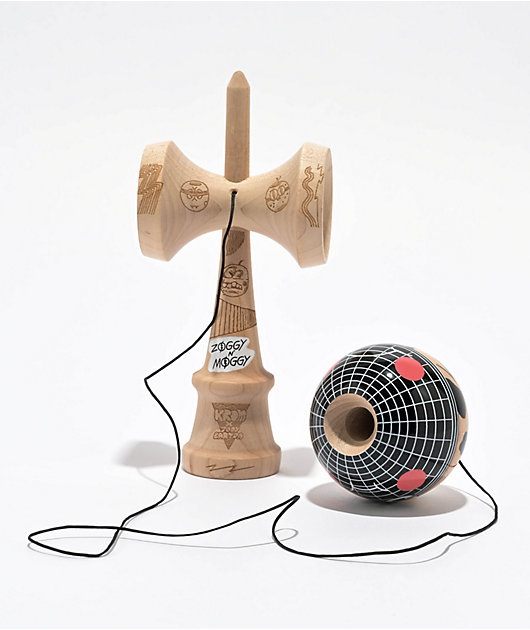 KROM x Jody Barton Zoggy & Moggy Gridball Kendama