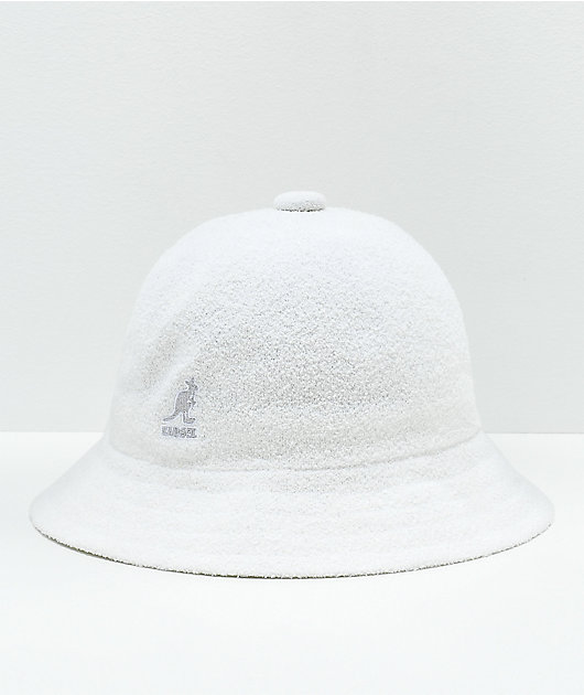 Kangol Bermuda Casual White Bucket Hat