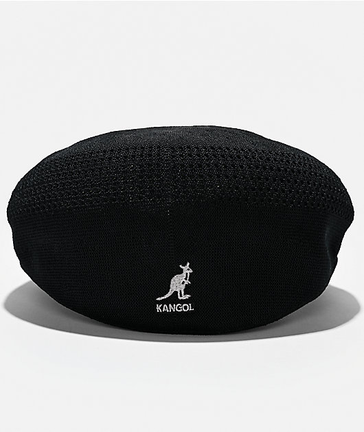 Kangol Tropic 504 Ventair Black Flat Cap