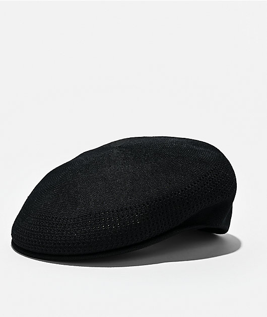 Kangol Tropic 504 Ventair Black Flat Cap