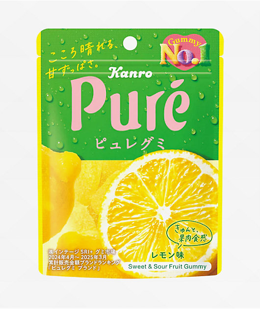 Kanro Puré Lemon Gummy Candy