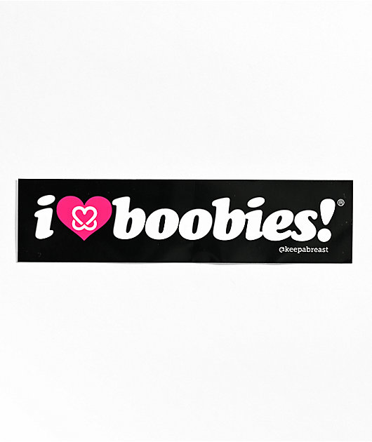 Save The Boobies Decal