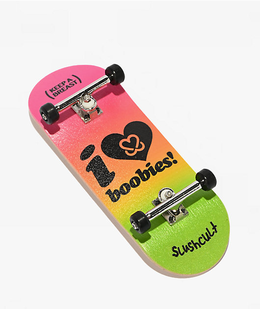 Keep A Breast Foundation x Slushcult Stacked Logo Fingerboard Complete