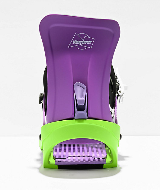 Kemper Freestyle Purple Snowboard Bindings 2024 | Zumiez