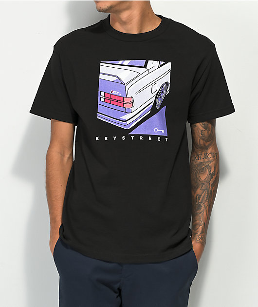 Key Street Autobahn Black T-Shirt