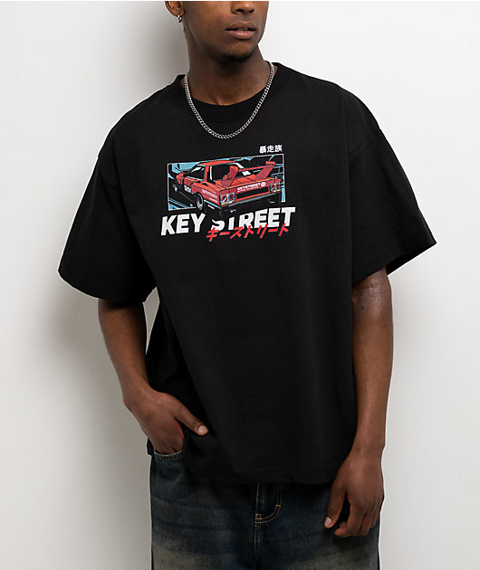Key Street Bosozuko Black T-Shirt | Zumiez