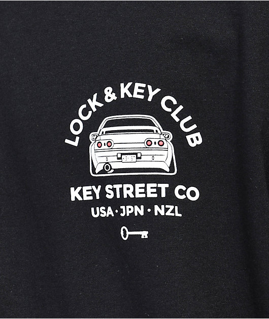 Key Street Car Club Black T-Shirt | Zumiez