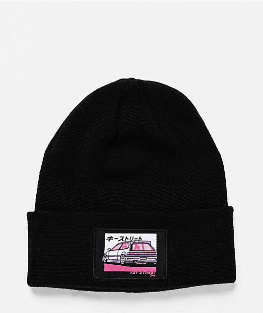 Key Street Chisai Black Beanie