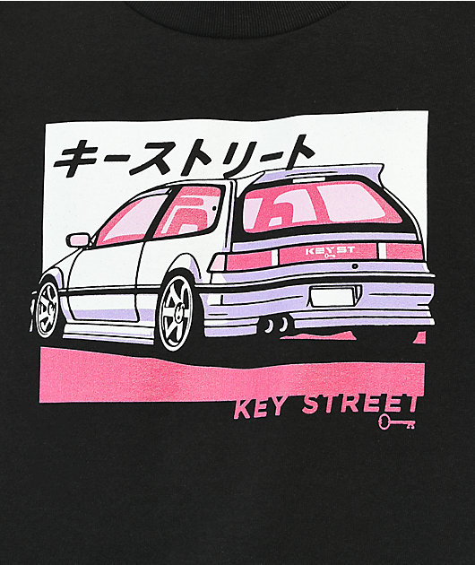 Key Street Chisai Black T-Shirt
