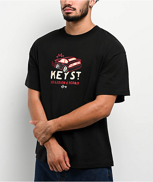 Key Street Collision And Repair Black T-Shirt