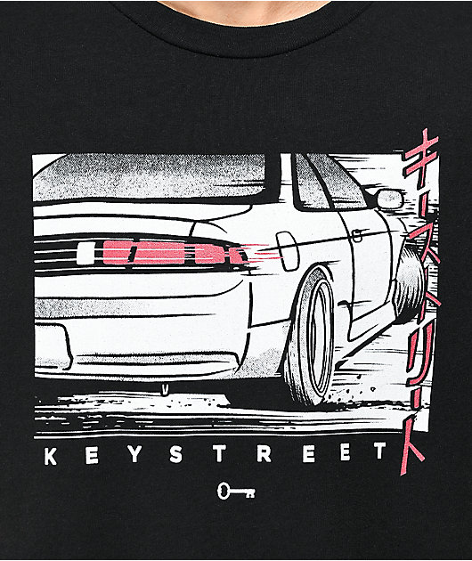 Key Street Driftin' Black T-Shirt