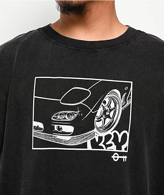 Key Street Halftone Invert Black T-Shirt