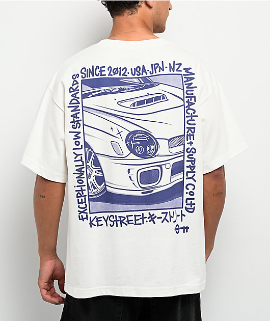 Key Street Halftone Natural T-Shirt