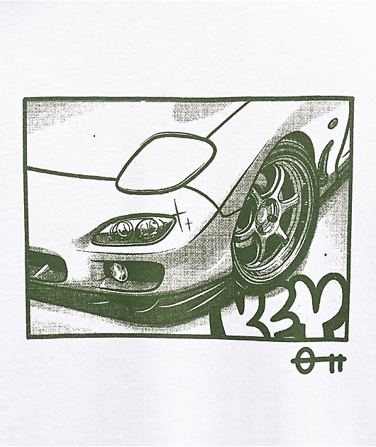 Key Street Halftone White T-Shirt | Zumiez