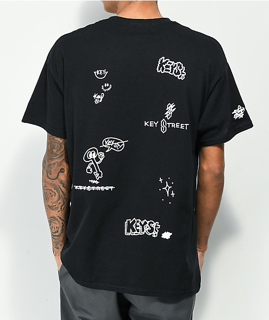 Key Street Handstyles Black T-Shirt