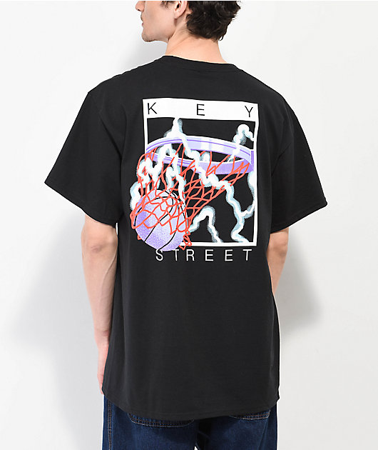 Key Street High Hoops Black TShirt