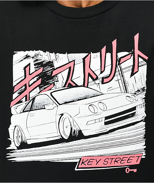 Key Street Initial Black T-Shirt