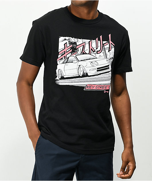 Key Street Initial Black T-Shirt