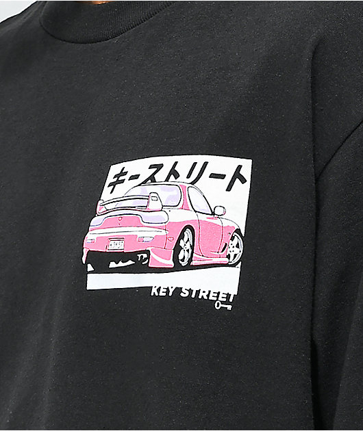 Key Street Kaiten Camiseta de manga larga negra
