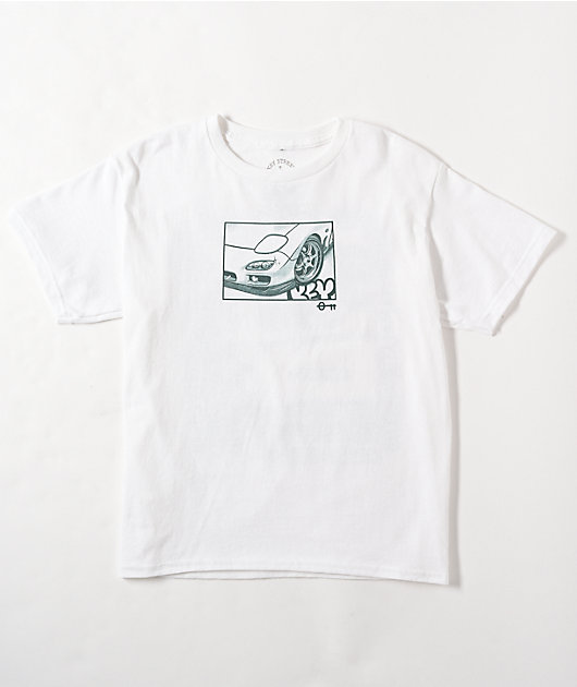 Key Street Kids Halftone White T-Shirt | Zumiez