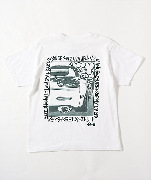 Key Street Kids Halftone White T-Shirt | Zumiez