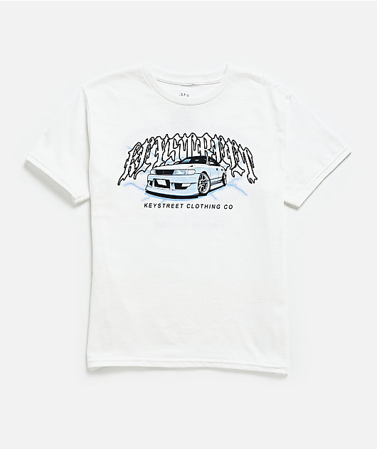 Key Street Kids Street Heavy White T-Shirt
