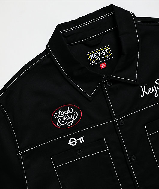 Key Street Low Standards Black Work Shirt