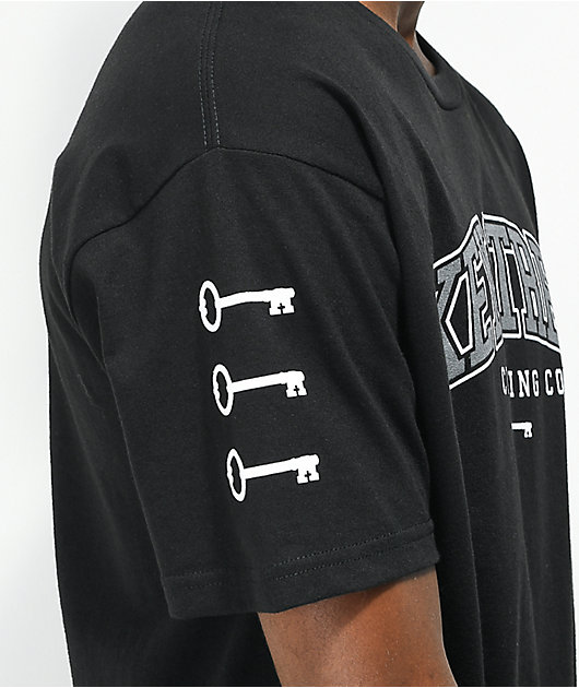 Key Street Overlogo Black T-Shirt