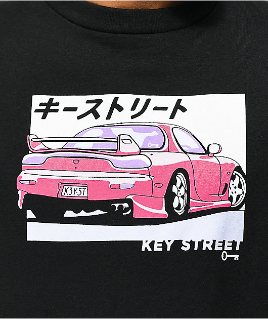 Key Street Seven Black T-Shirt