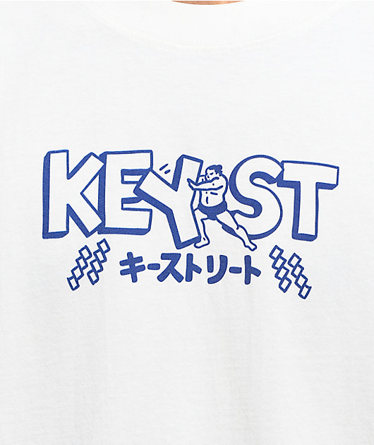 Key Street Sumo Wrestler White T-Shirt