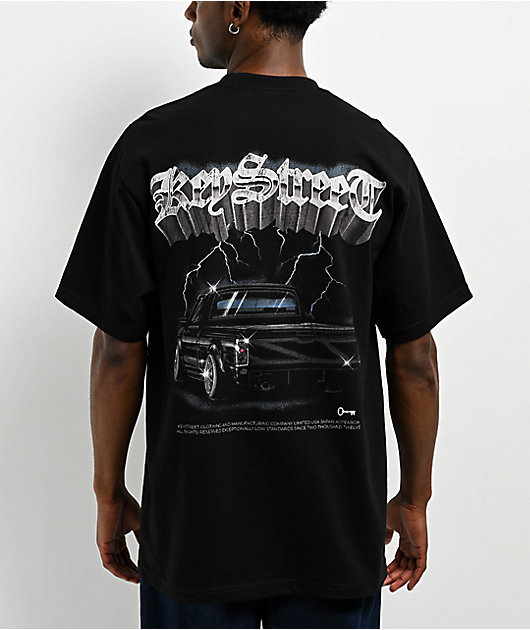 Key Street Truck Black T-Shirt | Zumiez