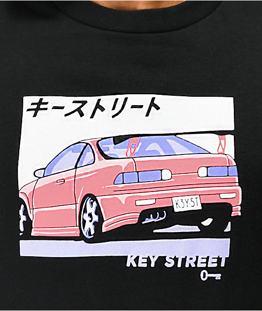 Key Street Type R camiseta negra