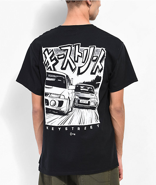 Key Street Versus 3 Black T-Shirt | Zumiez